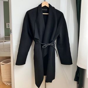 Zara woman spring wrap coat